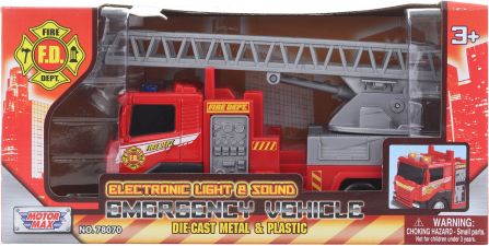 Lamps Kovové hasičské auto na baterie - obrázek 1