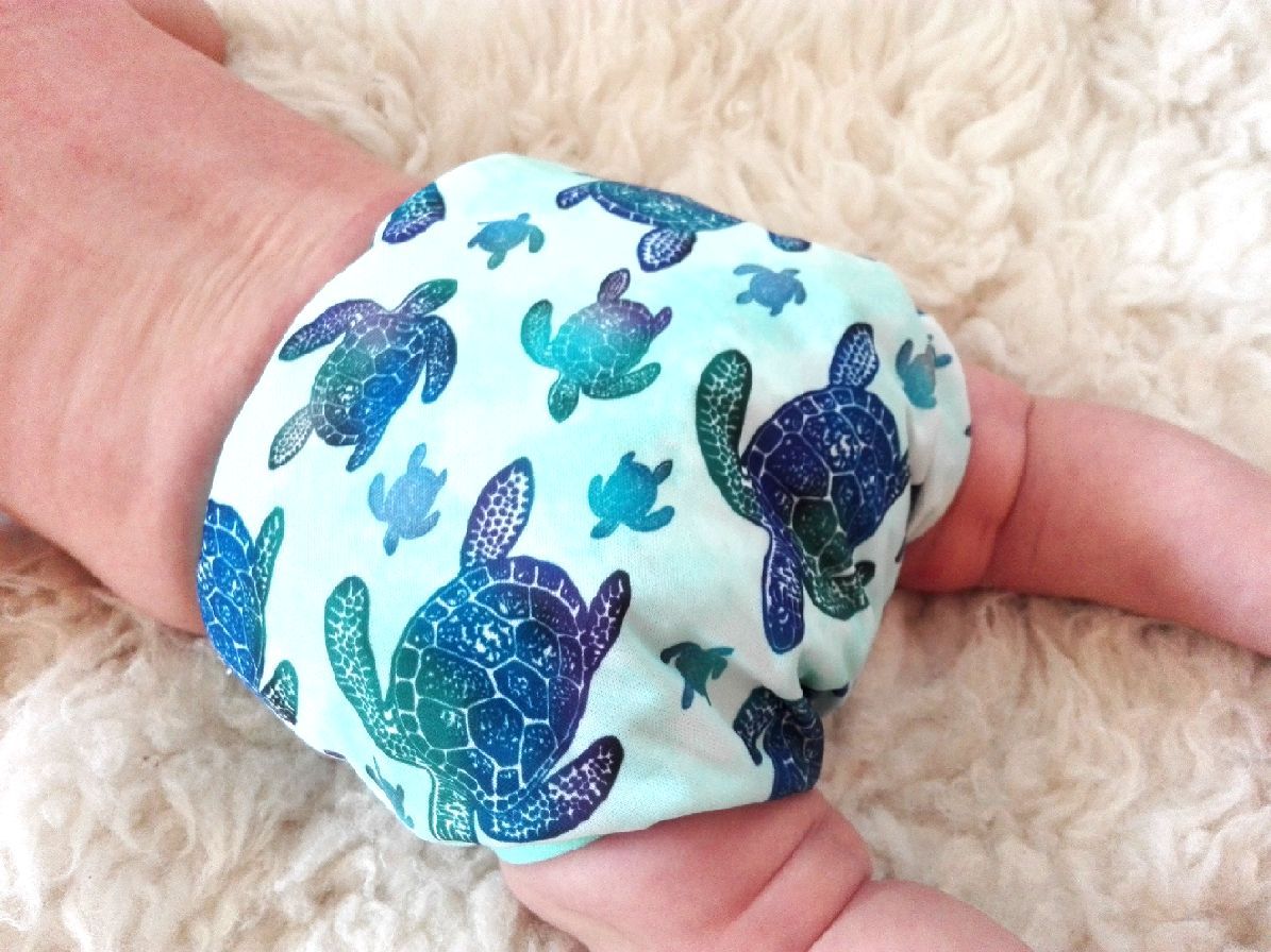 Breberky Svrchní kalhotky MINI XS bez křidélek - Letní osvěžení SZ , sv.růžové patentky + sv.růžová gumička - obrázek 6