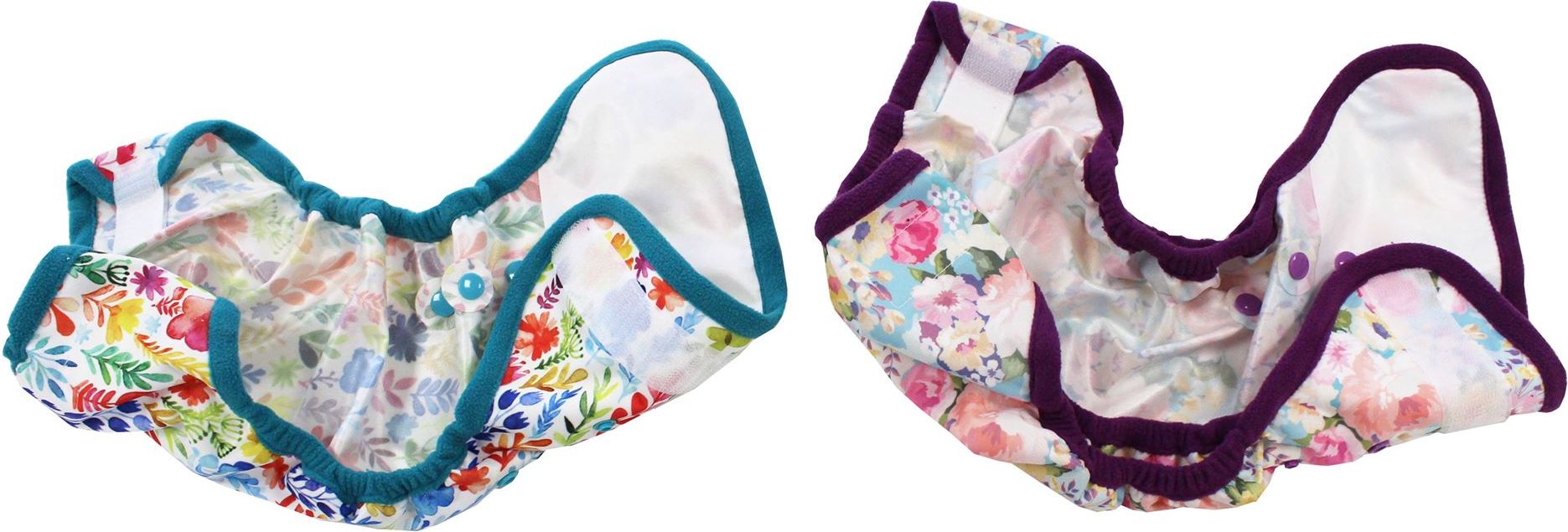 Breberky Svrchní kalhotky MINI XS bez křidélek - Letní osvěžení SZ , sv.růžové patentky + sv.růžová gumička - obrázek 12