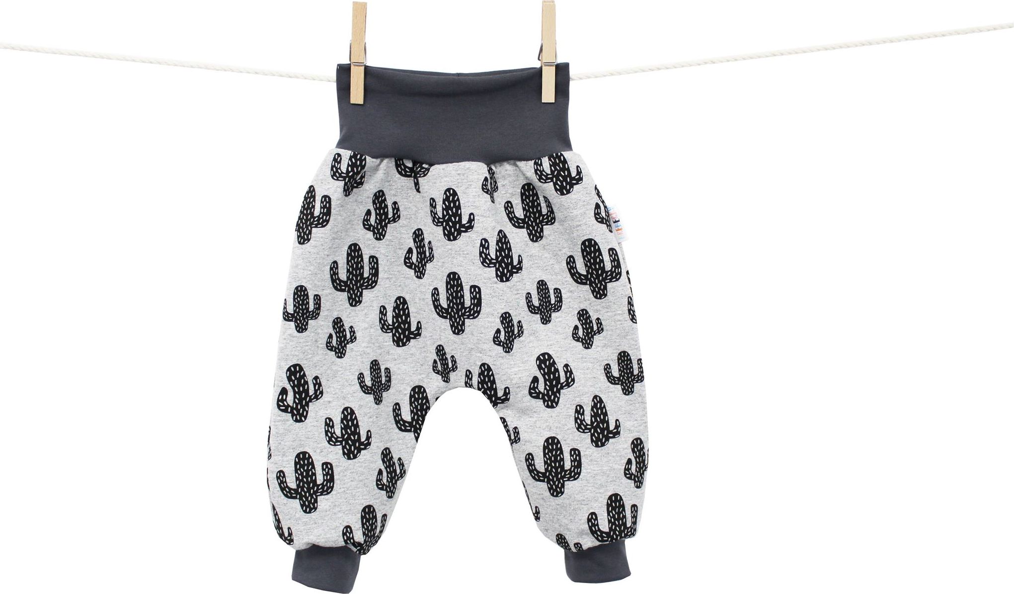 Breberky Turecké kalhoty - Kaktusy Velikost EUR: 50 (newborn) - obrázek 1