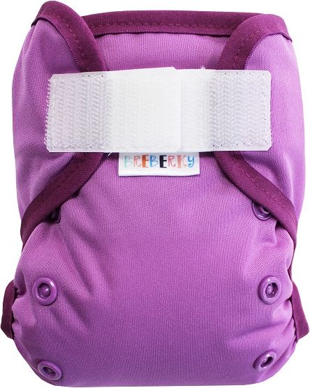 Breberky Svrchní kalhotky MINI XS - Fialové SZ , fialové patentky + fialová gumička - obrázek 1