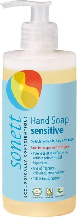 Tekuté mýdlo na ruce Sensitive 300 ml, Sonett - obrázek 1