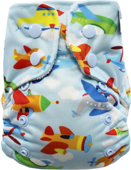 Breberky AI2 Bio MINI - Letadla PAT (bambusové froté) - obrázek 1