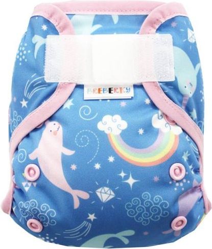 Breberky Svrchní kalhotky MINI - Narval SZ, sv.růžové patentky + sv.růžová gumička - obrázek 1