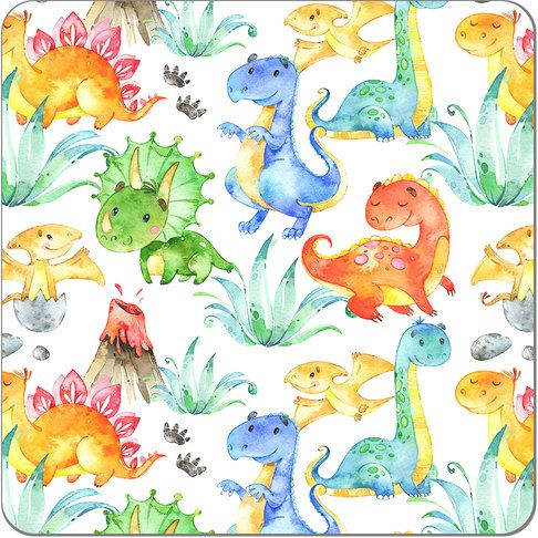 Breberky Svrchní kalhotky MINI bez křidélek - Dinosauříci PAT, sv.modré patentky + sv.modrá gumička - obrázek 2