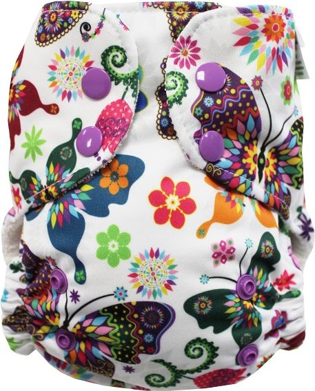 Breberky AI2 Bio MINI - Motýlí kaleidoskop PAT (bambusové froté) - obrázek 1