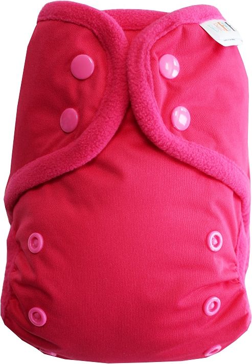 Breberky Svrchní kalhotky - Růžové PAT (model 19), růžové patentky + růžové lemování - obrázek 1