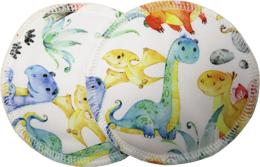 Breberky SLEVA Bio vložky do podprsenky - Dinosauříci (PUL) - obrázek 1
