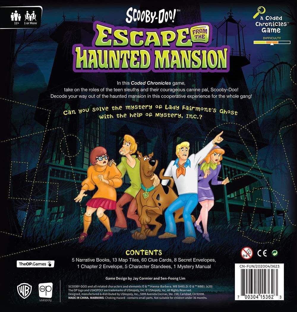 USAopoly Scooby-Doo: Escape from the Haunted Mansion - A Coded Chronicles Game - obrázek 2