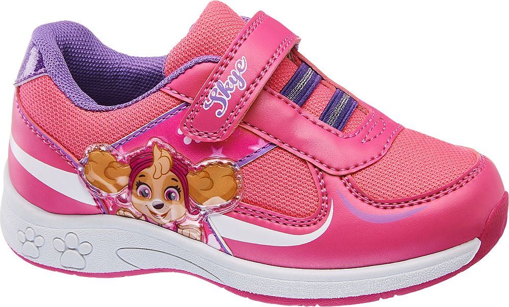 Deichmann - Paw Patrol Růžové tenisky na suchý zip Tlapková patrola 24 růžová - obrázek 1