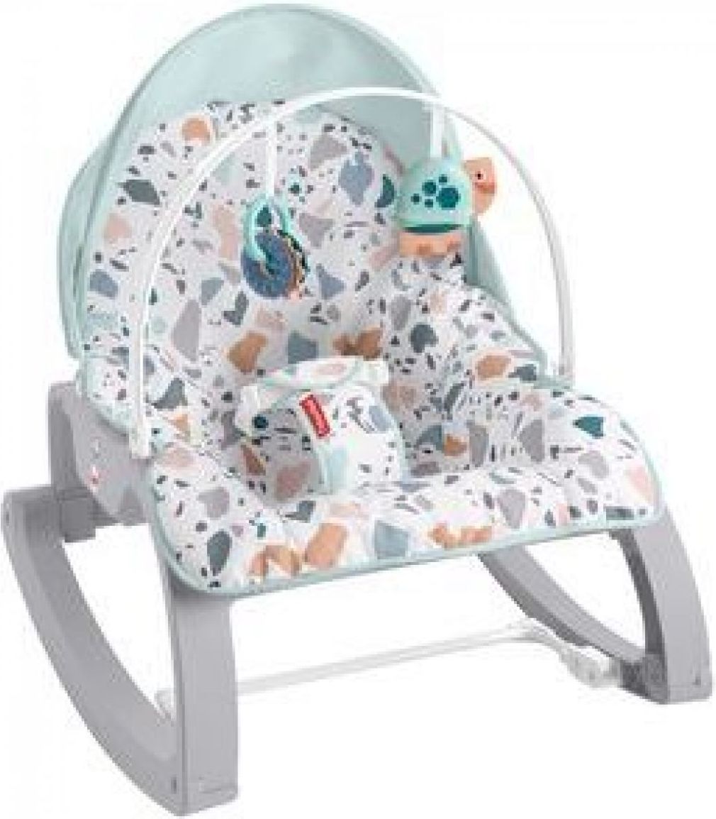 Fisher Price Sedátko od miminka po batole Terrazzo se stříškou - obrázek 1