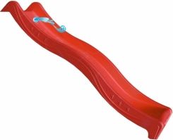 Skluzavka Jungle Gym pro podestu ve výšce 1,2m červená - obrázek 2