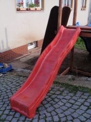 Skluzavka Jungle Gym pro podestu ve výšce 1,2m červená - obrázek 6
