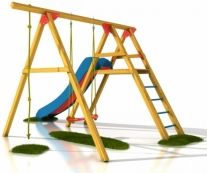 Dětské  hřiště Palis Gym Čipera materiál borovice/smrk - obrázek 2