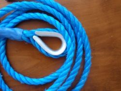 Lano modré očnice, záplet délka lana 2,5m - obrázek 2