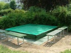 Pískoviště Monkey´s big A 2,5m x 2,5m - obrázek 1