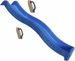 Skluzavka Jungle Gym pro podestu ve výšce 1,5m  modrá + madýlka v ceně - obrázek 1
