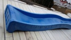Skluzavka Jungle Gym pro podestu ve výšce 1,5m  modrá + madýlka v ceně - obrázek 8