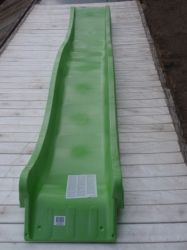 Skluzavka Jungle Gym pro podestu ve výšce 1,5m zelená + madla v ceně - obrázek 3