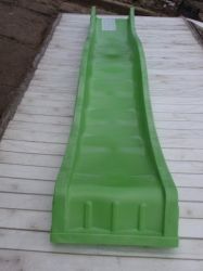 Skluzavka Jungle Gym pro podestu ve výšce 1,5m zelená + madla v ceně - obrázek 4