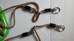 Dětská houpačka baby LUXE červená - obrázek 3