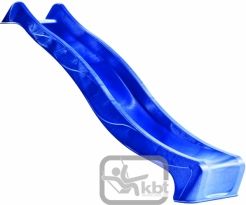 Skluzavka KBT S-line+ 295cm tmavě modrá s přípojkou na vodu + madla - obrázek 2