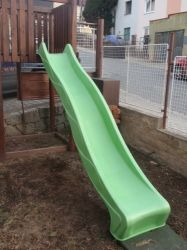 Skluzavka KBT S-line 295cm světle zelená s přípojkou na vodu - obrázek 1