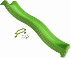 Skluzavka Jungle Gym pro podestu ve výšce 1,2m zelená + madla v ceně - obrázek 1