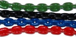 Pogumovaný řetěz černý 1,8m /5mm 2 kusy - obrázek 2