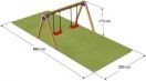 HOUPAČKA Monkey´s Duoswing mini - obrázek 2