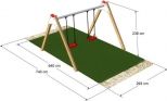 Houpačka Monkey´s duoswing II - obrázek 2