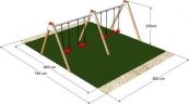 Houpačka Monkey´s duoswing VI - obrázek 2