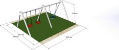 Houpačka Monkey´s Duoswing V - obrázek 2