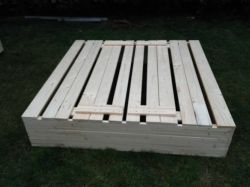 Pískoviště s víkem a se sedákem 150cm - obrázek 2