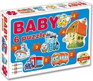 Dětské Baby puzzle, Modrá - obrázek 1