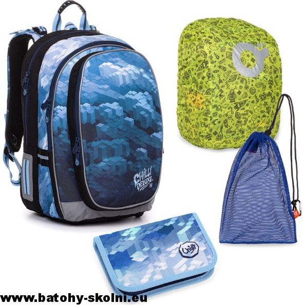 Školní batoh 4 dílný set KIMI 20021 B Large Topgal - obrázek 1