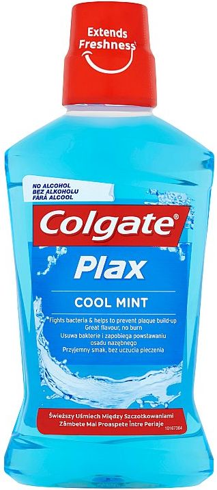 Colgate Plax Cool Mint Ústní voda bez alkoholu 500 ml - obrázek 2