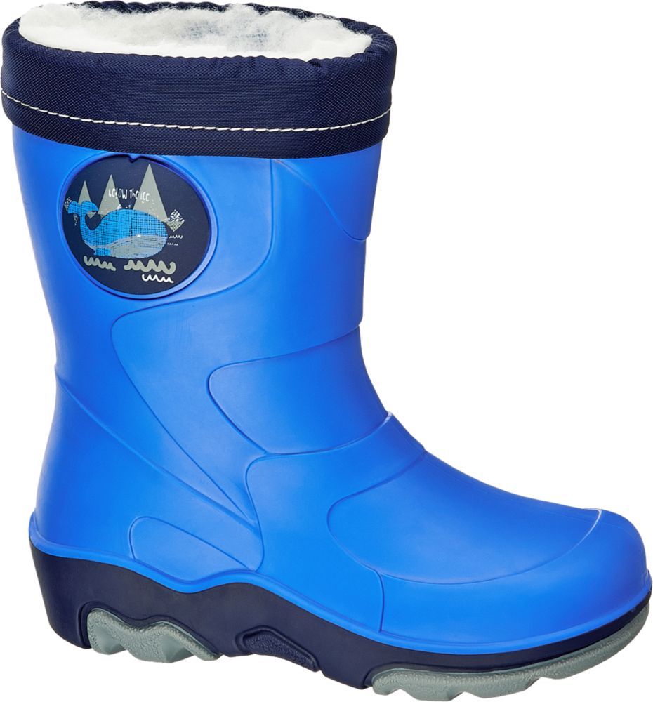 Deichmann - Cortina Modré dětské zateplené holínky Cortina 23 modrá - obrázek 1