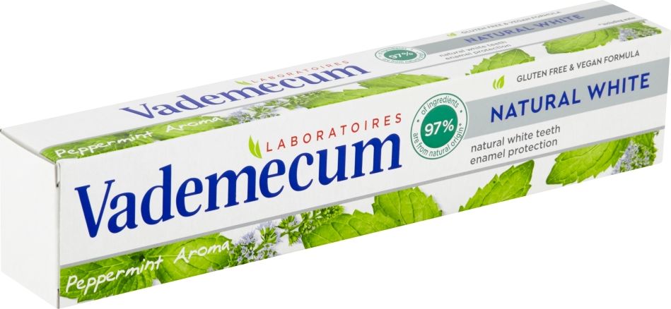 Vademecum zubní pasta Natural White  75 ml - obrázek 2