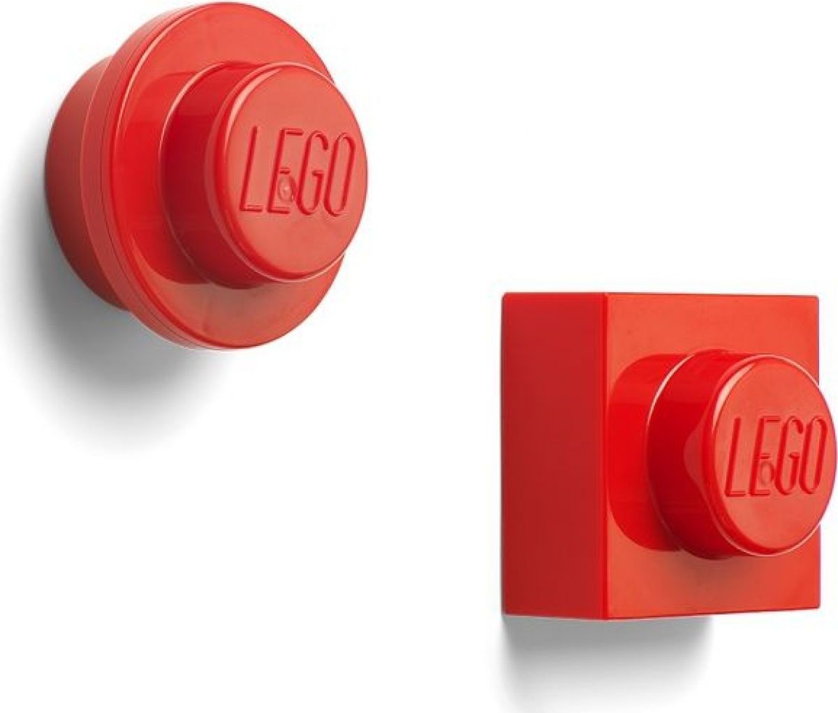 LEGO® magnetky, set 2 ks - červená - obrázek 1