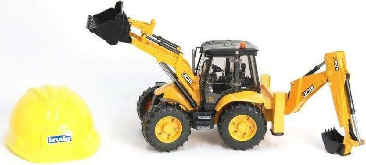 Bruder 1617 Bagr JCB 5CX s helmou - obrázek 1