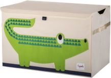 3 sprouts Uzavíratelný box - bedna na hračky Krokodýl - obrázek 1