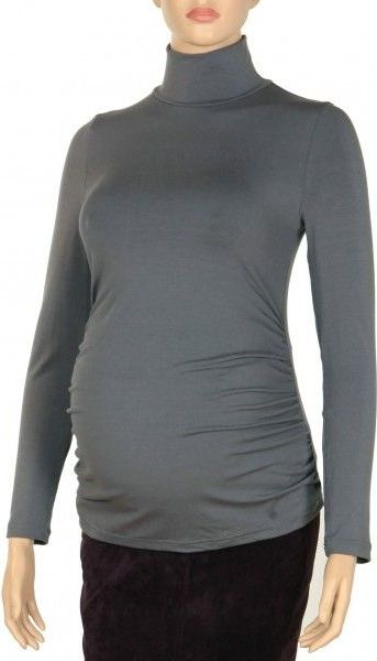 Těhotenská halenka dl. rukáv ZOLA šedá - XL/XXL - obrázek 2