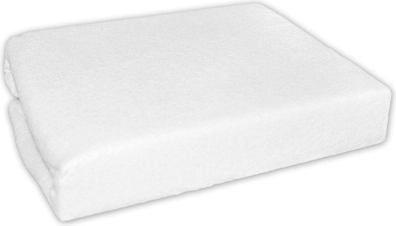 Froté prostěradlo do postele BÍLÉ - 160x70 - obrázek 1