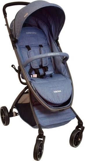 Coto Baby Kočárek VERONA Comfort Line - Jeans - obrázek 1