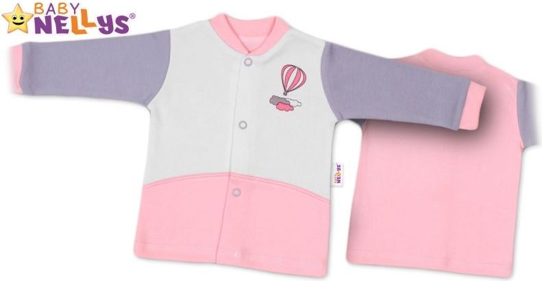 Košilka Baby Nellys ® Balónek v růžové - 68 / 68 (4-6m) - obrázek 1