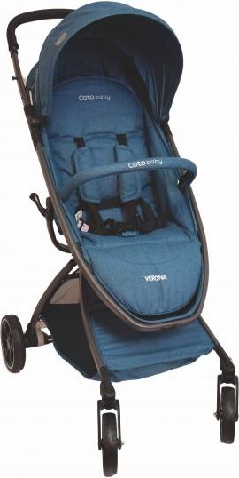 Coto Baby Kočárek VERONA Comfort Line - Turquoise Linen - obrázek 1