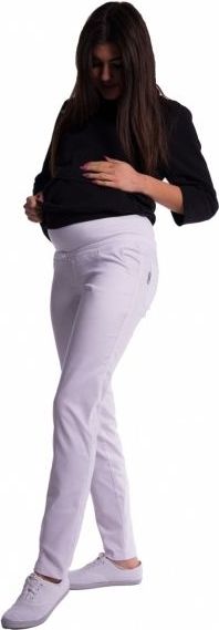 Těhotenské kalhoty s mini těhotenským pásem - černé - XXL / XXL (44) - obrázek 2