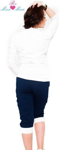Sportovní, elegantní 3/4 kalhoty Tessi - grantové - S (36) - obrázek 5