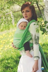 Little FROG Tkaný šátek na nošení dětí -  TSAVORITE - XXL (44) / XXL - obrázek 1